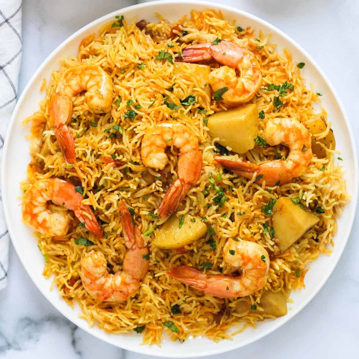 SHRIMP BIRYANI