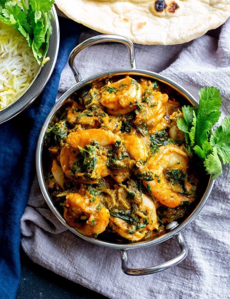 SHRIMP SAAG