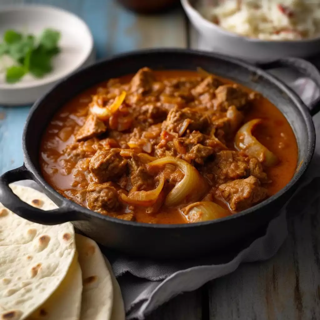 Lamb Zal-Frezi (Lamb Dopiazza)