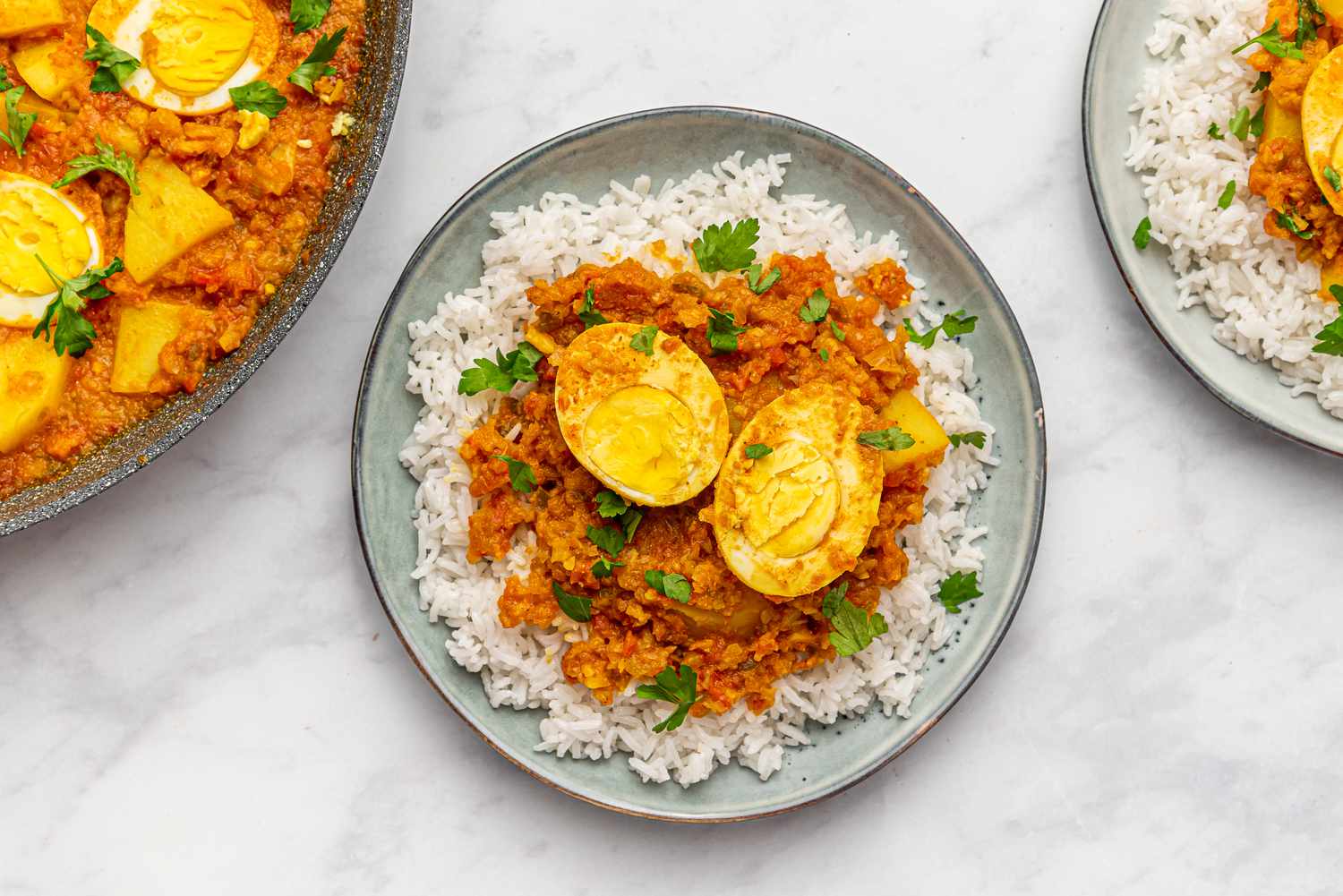 EGG CURRY (With Rice)